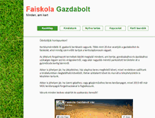 Tablet Screenshot of gazdaboltvac.hu